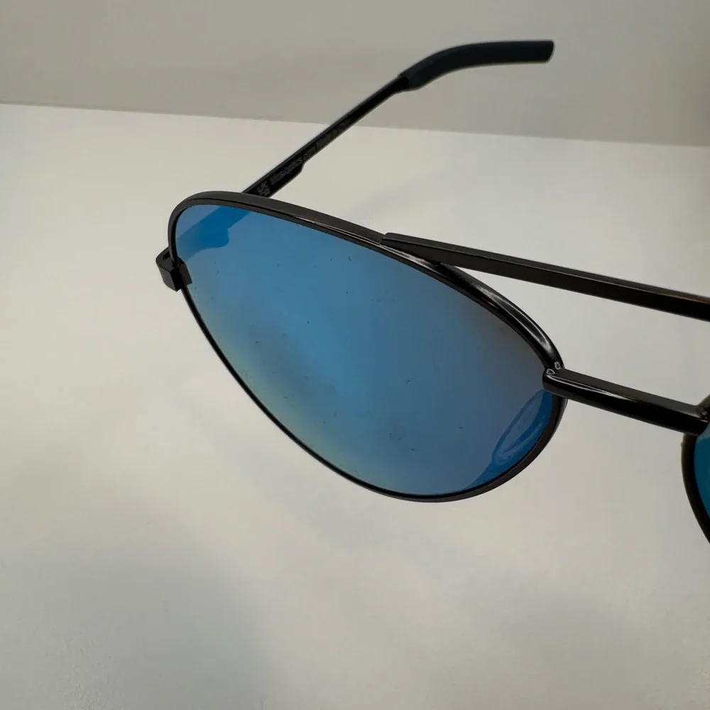 TIFOSI SUNGLASSES AVIATOR BLUE REFLECTIVE MENS SUNGLASSES - Picture 7 of 10